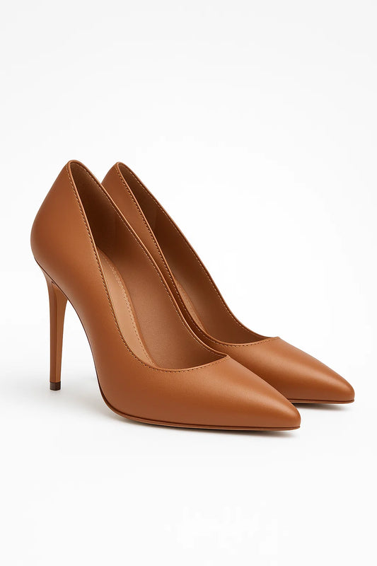 Hnedé lodičky 10 cm