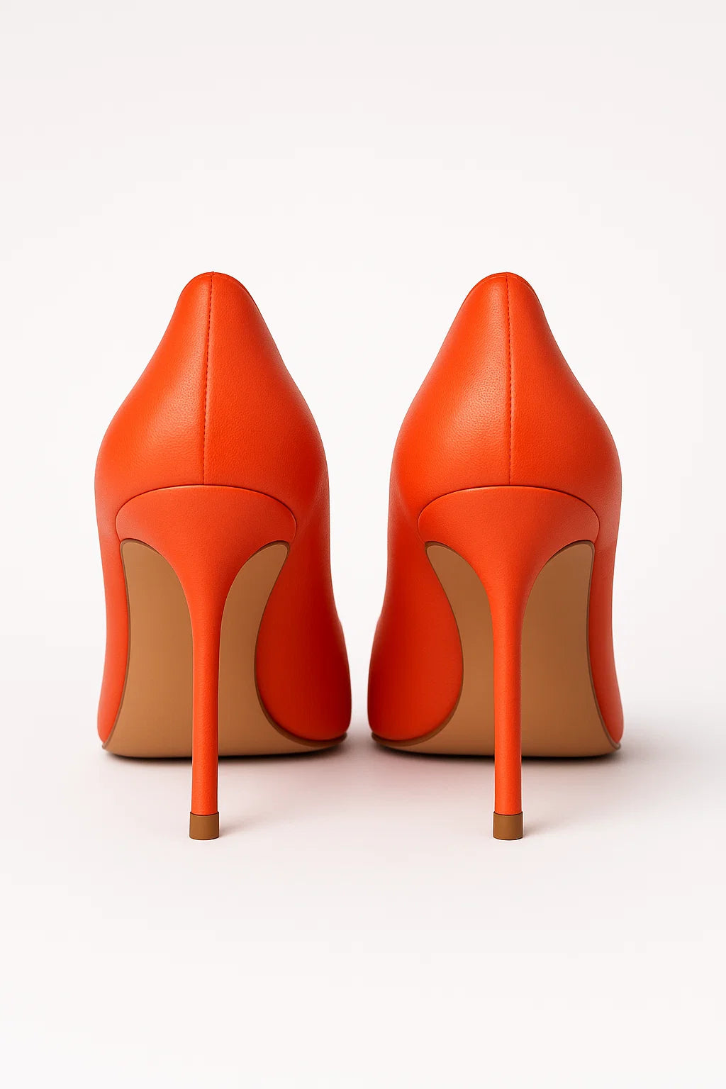 Oranžové lodičky 10 cm